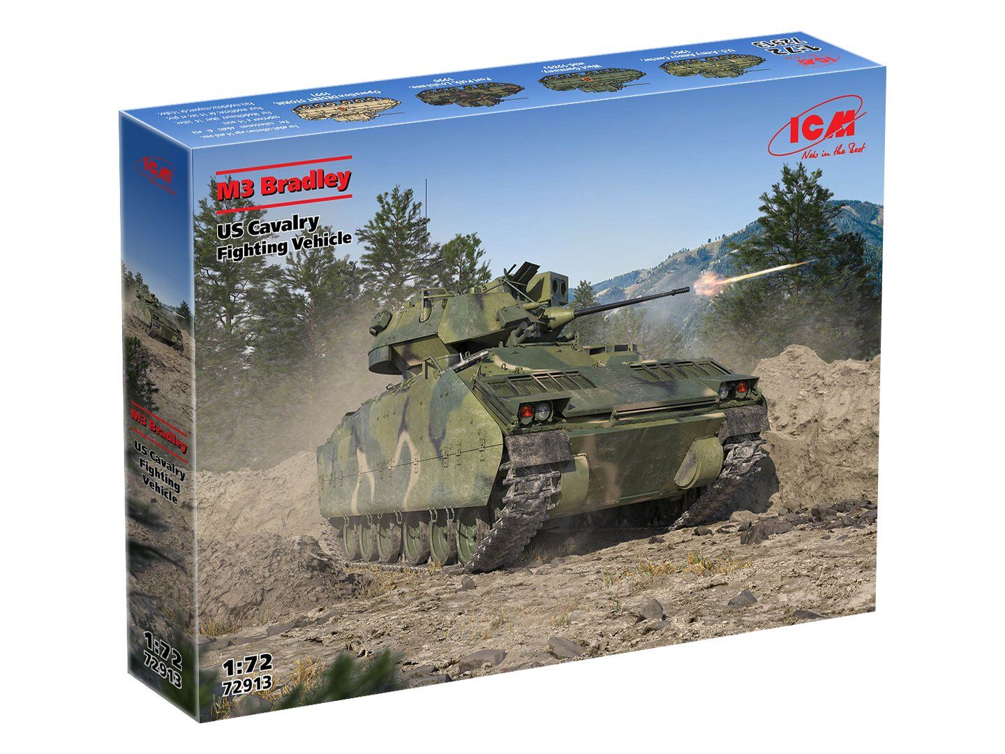 ICM 1/72 M3 Bradley US Cavalry Fighting Vehicle (2)