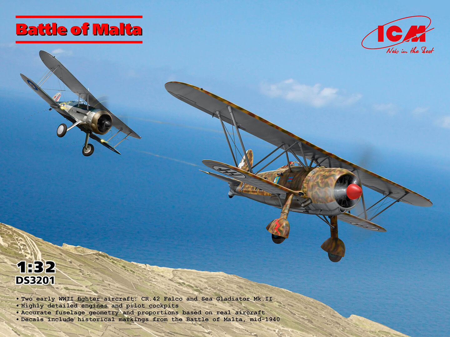 ICM 1/32 Battle of Malta Diorama Set