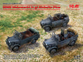 ICM 1/35 WWII Wehrmacht le.gl.Einheitz-Pkw Diorama Set
