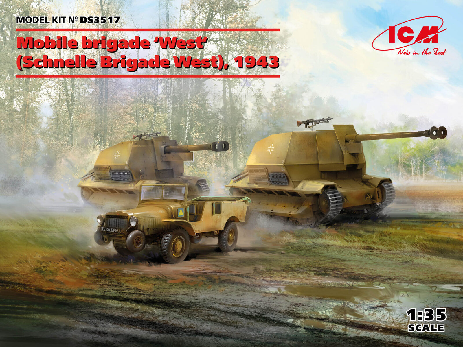 ICM 1/35 Mobile brigade 'West' (Schnelle Brigade West) 1943