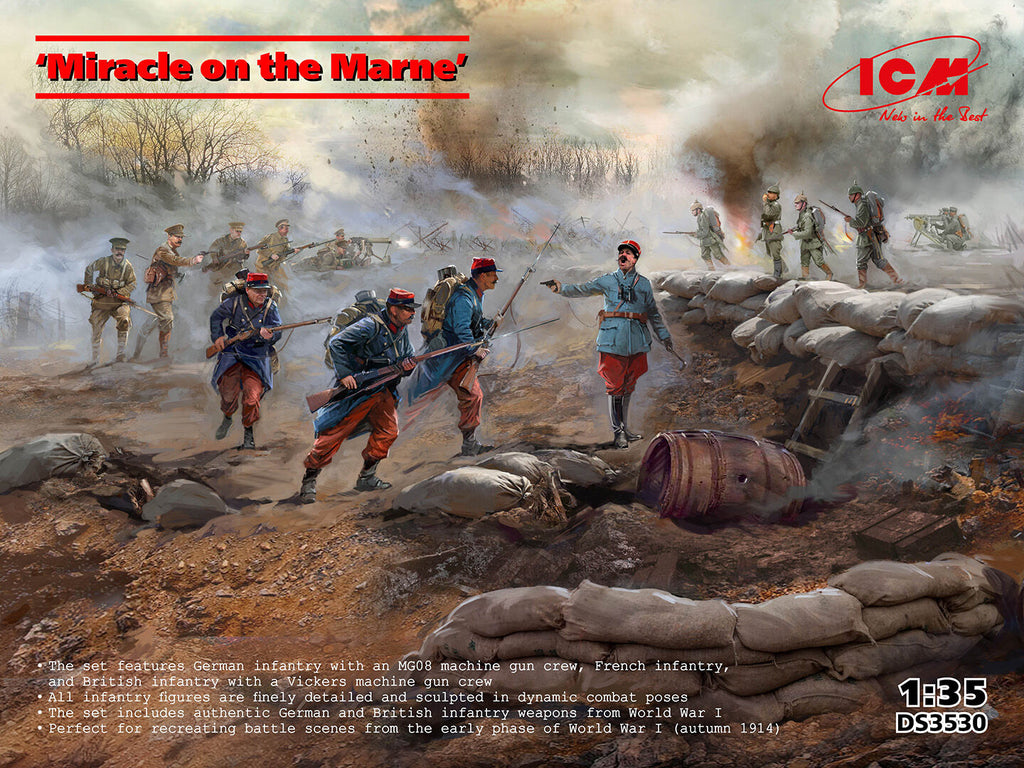 ICM 1/35 'Miracle on the Marne' Diorama Set