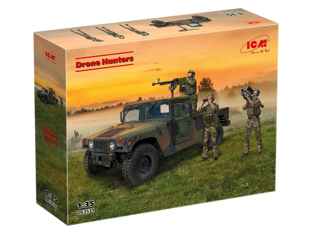 ICM 1/35 Drone Hunters Diorama Set (2)