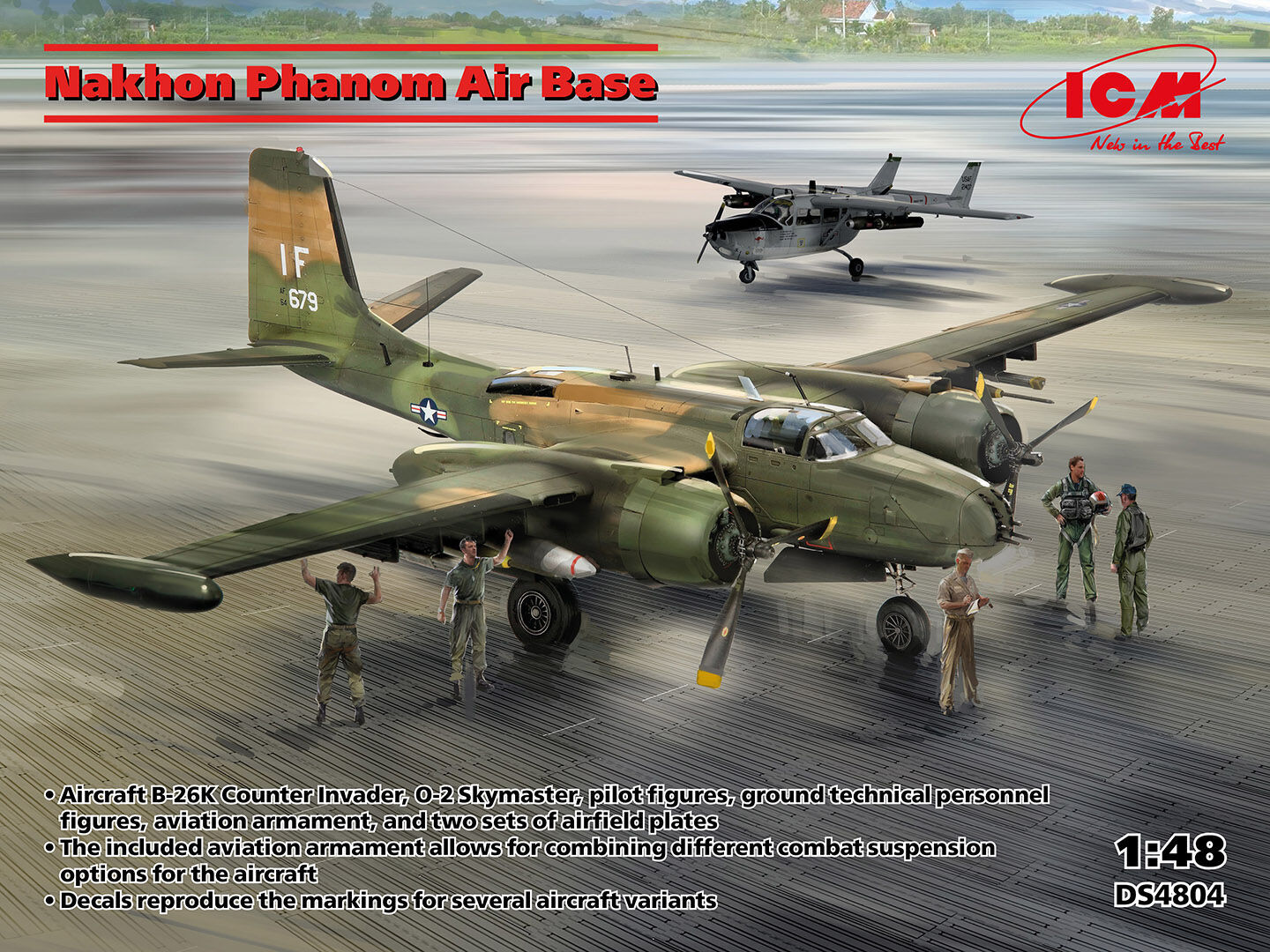 ICM 1/48 Nakhon Phanom Air Base Diorama Set
