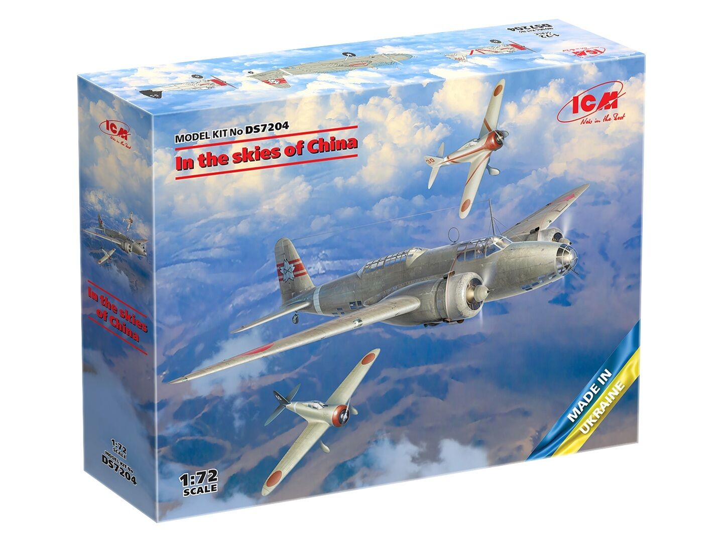 ICM 1/72 In the skies of China Diorama Set