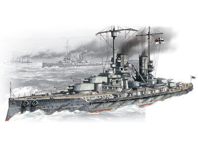 ICM 1/350 'Großer Kurfürst' WWI German Battleship