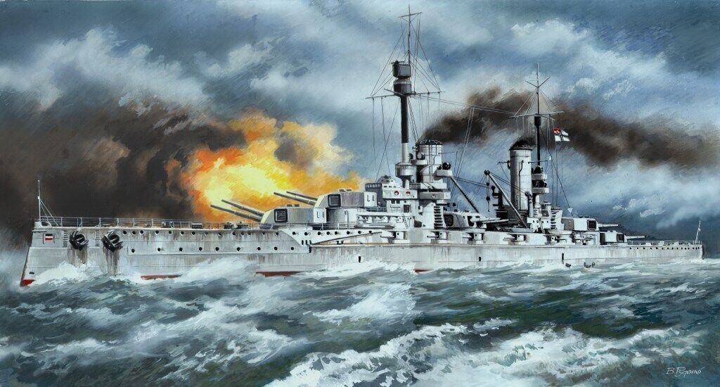 ICM 1/350 'Kronprinz' WWI German Battleship
