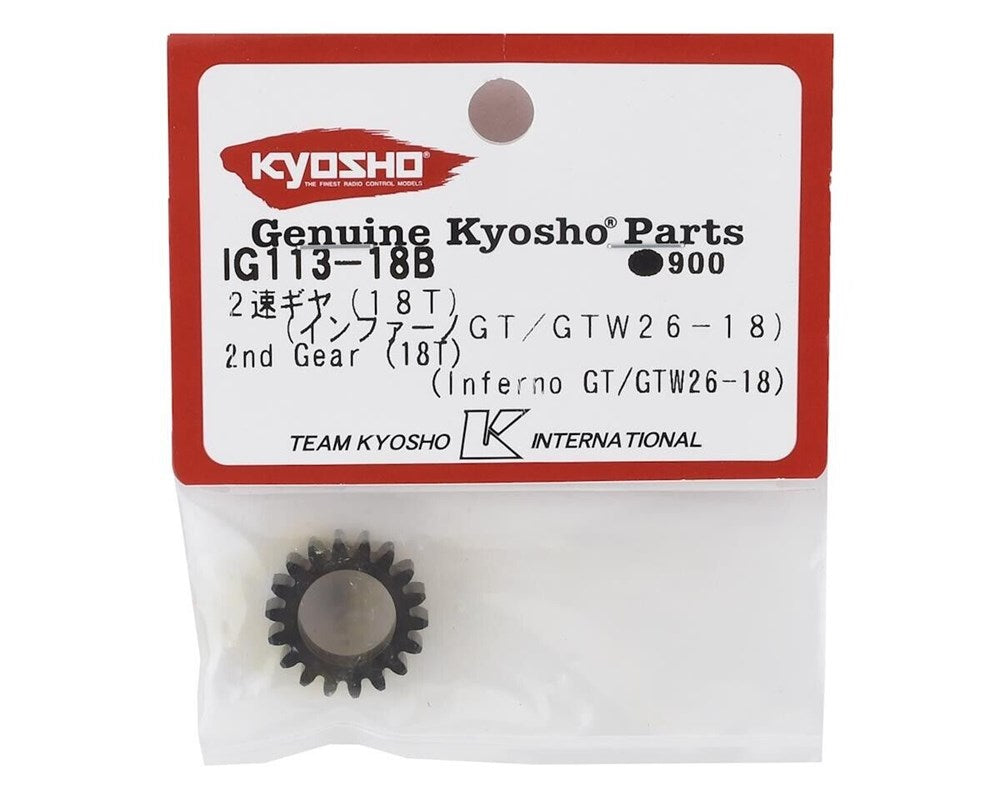 zKyosho IG113-18 PC Pinion 18T 2nd Gear (7515656913133)