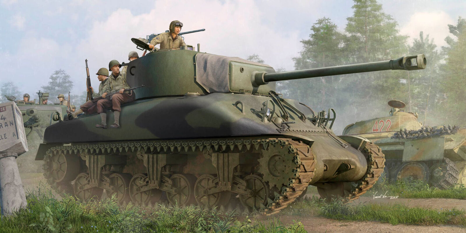 I Love Kit 61616 1/16 M4A1(76)W Medium Tank (9120466338029)