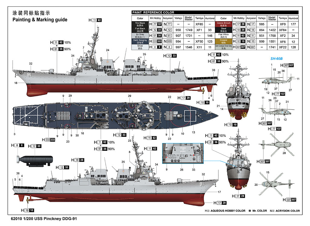 I Love Kit 62010 1/200 USS Pinckney DDG-91 - Hobby City NZ