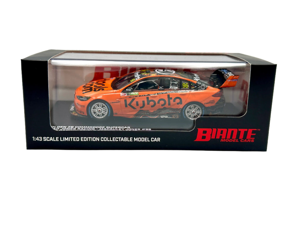 Biante B-43H22N 1/43 Holden ZB Commodore BJR Macaulay Jones No.96 Kubota Race 17 2022 (8964630380781)