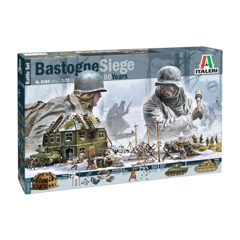 Italeri 6186  1/72 BASTOGNE SEIGE 80TH ANNVSY BATTLE (8948591362285)