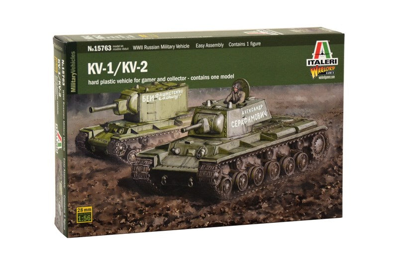 Italeri 15763 1/56 WARLORD GAMES KV1/KV2 (8346768802029)