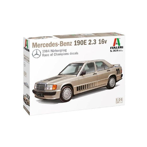 Italeri 3624 1/24 Mercedes-Benz 190E 2.3 16V - 1984 Nurburgring Race of Champions - Hobby City NZ (7882815242477)