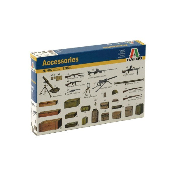 Italeri 407 1/35 Accessories - US and British Infantry (WWII) (8278355345645)