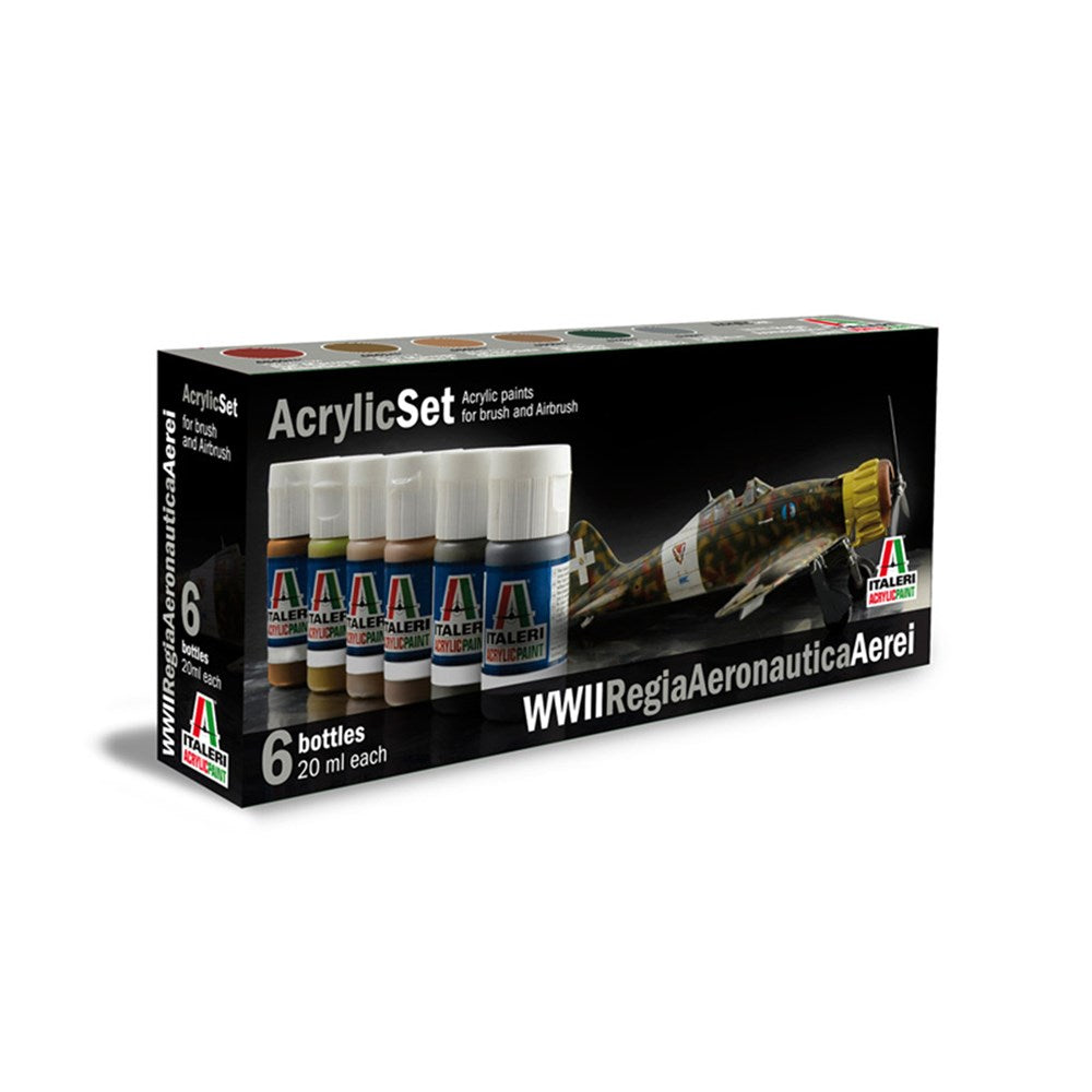 Vallejo by Italeri 437AP Paint REGIA AERONAUTICAL - 6 PCS (8346768834797)