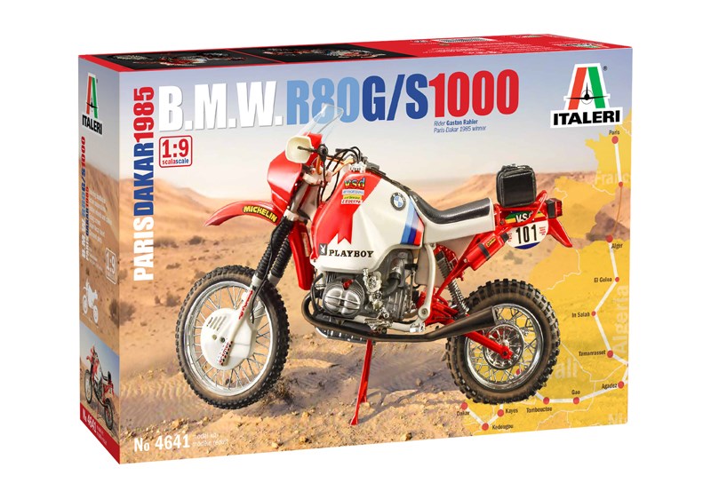 Italeri 4641 1/9 BMW R80 PARIS DAKAR 1985 (8346756251885)