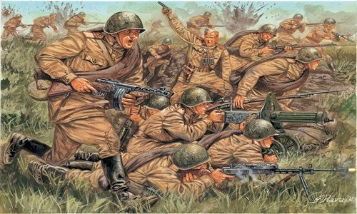 Italeri 6057 1/72 WWII Russian Infantry (8941166428397)