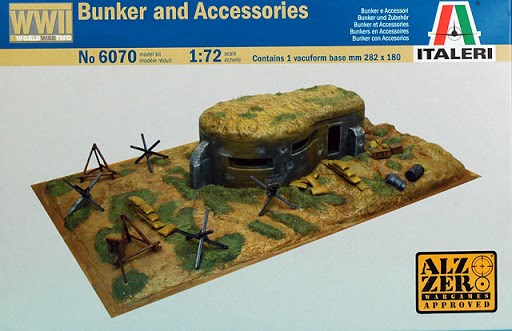 Italeri 6070 1/72 BUNKERS & ACCESSORIES (8756645626093)