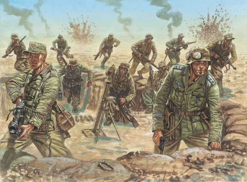 Italeri 6099 1/72 2ND WW GERMAN AFRIKA CORPS (8130724135149)