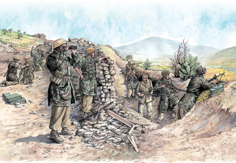 Italeri 6134 1/72 WWII German Paratroopers (Tropical)