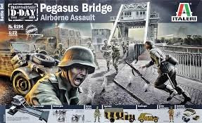 Italeri 6194 1/72 PEGASUS BRIDGE BATTLE SET - Hobby City NZ (7893052195053)