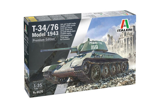 Italeri 1/35 6570 T34/76 Model 1943 Premium Version (8219035468013)