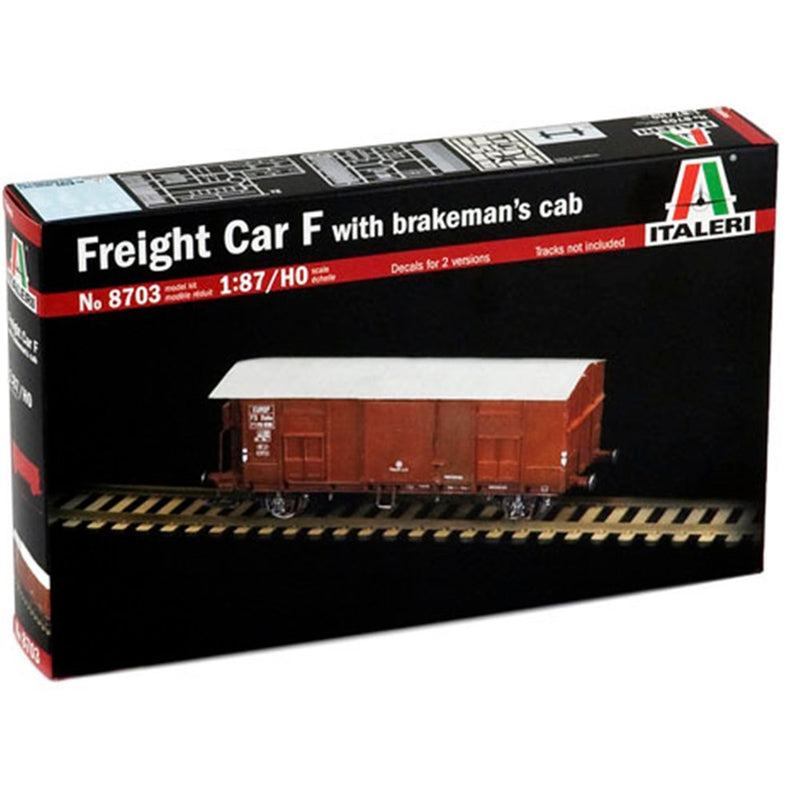 Italeri 8703 1/87 FREIGHT CAR W/BRAKEMAN (8346768965869)