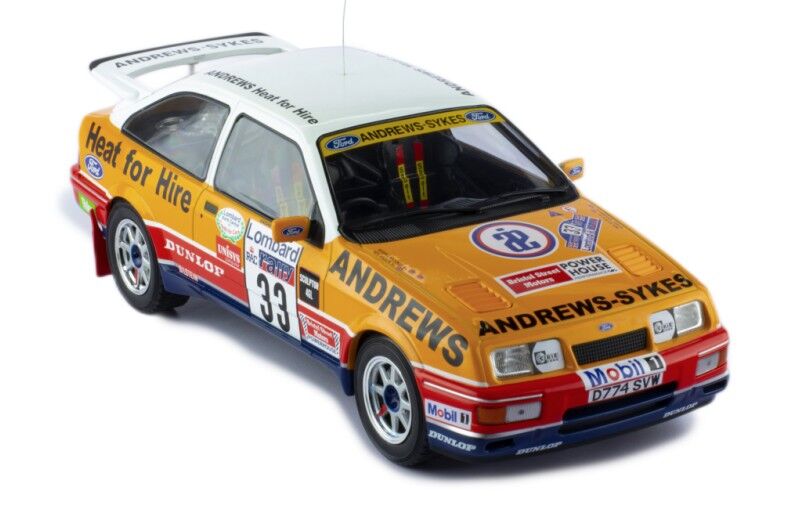 IXO Models 18RMC115.22 1/18 Ford Sierra RS Cosworth #33 R.Brookes - N.Wilson Lombard Rac Rally 1989 - Hobby City NZ