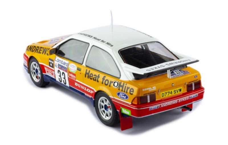 IXO Models 18RMC115.22 1/18 Ford Sierra RS Cosworth #33 R.Brookes - N.Wilson Lombard Rac Rally 1989 - Hobby City NZ