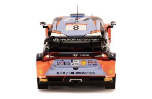 IXO Models 18RMC223.22 1/18 HYUNDAI i20 N Rally1 #8 O.TÃƒÂ¤nak - M.JÃƒÂ¤rveoja Rally Chile 2024 - Hobby City NZ