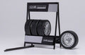 IXO Models 18SET030W 1/18 SET OF 4 WHEELSÂ MINI LITE SILVER - Hobby City NZ