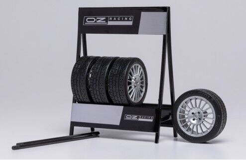 IXO Models 18SET030W 1/18 SET OF 4 WHEELSÂ MINI LITE SILVER - Hobby City NZ