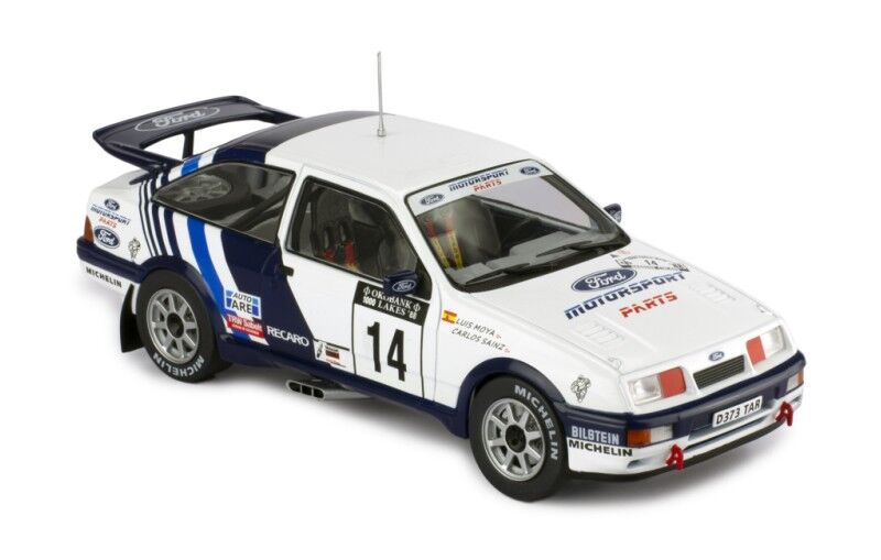 IXO Models 24RAL032A.22 1/24 Ford Sierra RS Cosworth #14 C.Sainz - L.Moya Rally 1000 Lakes 1988 - Hobby City NZ