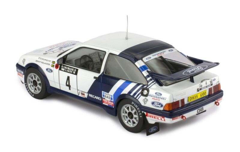 IXO Models 24RAL032B.22 1/24 Ford Sierra RS Cosworth #4 S.Blomquist - B.MelanderÂ Â Rally 1000 Lakes 1988 - Hobby City NZ