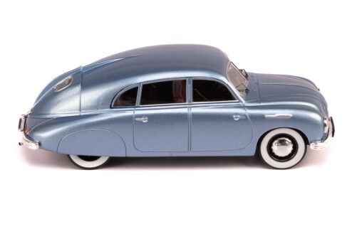 IXO Models CLC594N.22 1/43 TATRA T600 Tatraplan 1950 Light Metallic Blue - Hobby City NZ
