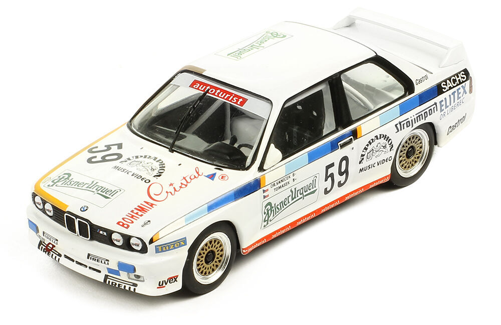 IXO Models GTM133 1/43 BMW E30 M3 #59 O.Vanicek/V.Tomasek WTCC 1988 - Hobby City NZ