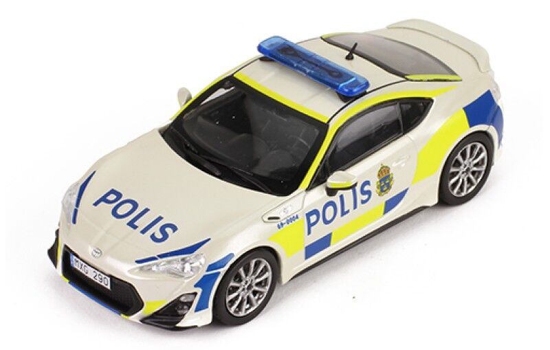 IXO Models JC295 1/43 TOYOTA GT86 2013 Sweden Police Car - Hobby City NZ