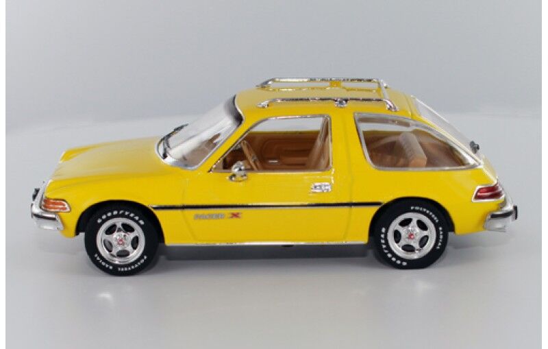 IXO Models PRD124 1/43 AMC Pacer X - Yellow - 1975 - Hobby City NZ