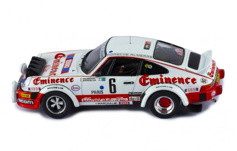 IXO Models RAC399LQ 1/43 Porsche 911 SC #6 B.Waldegard - H.Thorszelius Rallye Monte-Carlo 1982 - Hobby City NZ