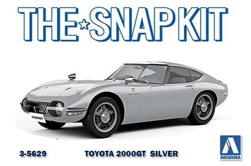Aoshima 5629 1/32 TOYOTA 2000GT - MET SILVER (8806064423149)