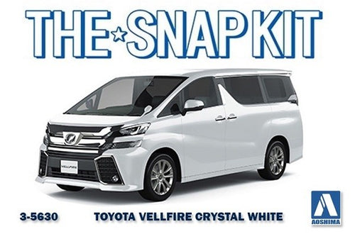Aoshima 1/32 TOYOTA VELLFIRE - WHITE CRYSTAL