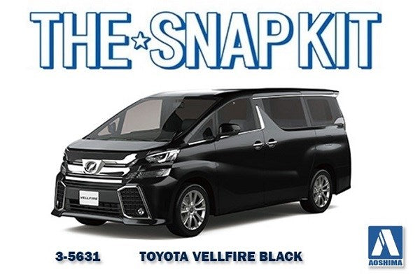 Aoshima 5631 1/32 TOYOTA VELLFIRE - BLACK (8806064586989)