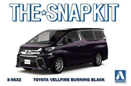 Aoshima 1/32 TOYOTA VELLFIRE - CRYSTAL BLACK