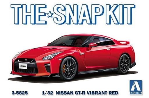Aoshima 5825 1/32 NISSAN GT-R - VIBRANT RED (8806065864941)
