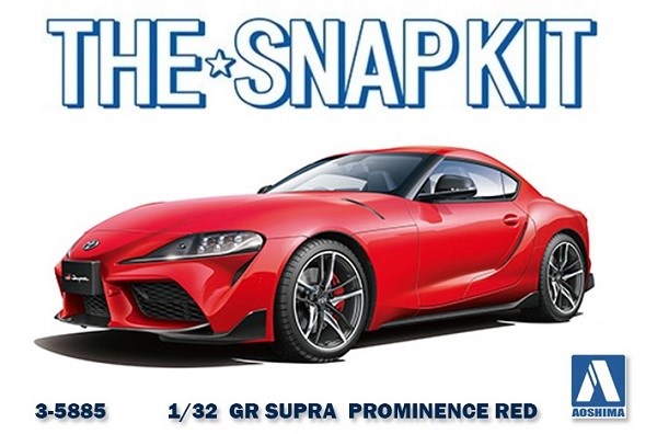 Aoshima 5885 1/32 TOYOTA GR SUPRA - RED (8806066258157)