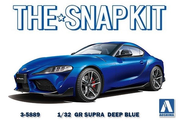 Aoshima 5889 1/32 TOYOTA GR SUPRA - MET DEEP BLUE (8806066585837)