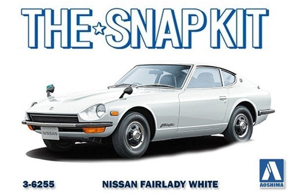 Aoshima 6255 1/32 NISSAN S30 FAIRLADY Z - WHITE (8806067437805)