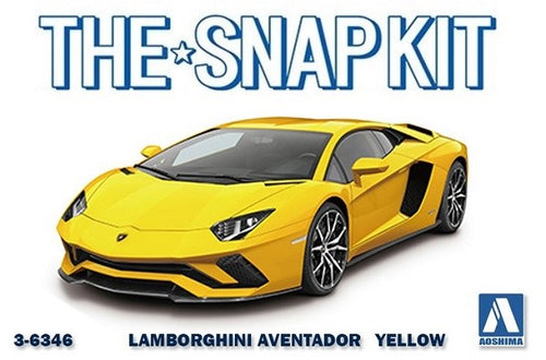 Aoshima 1/32 LAMBO AVENTADOR S - PEARL YELLOW