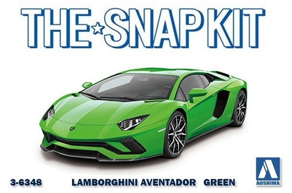 Aoshima 6348 1/32 LAMBO AVENTADOR S - PEARL GREEN (8806068486381)