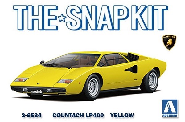 Aoshima 6534 1/32 LAMBO COUNTACH LP400 - YELLOW (8806069829869)